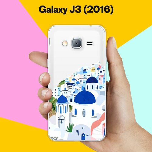 Силиконовый чехол на Samsung Galaxy J3 (2016) Греция / для Самсунг Галакси Джи 3 2016 пластиковый чехол i love you 3 на samsung galaxy j3 2016 самсунг галакси джей 3 2016