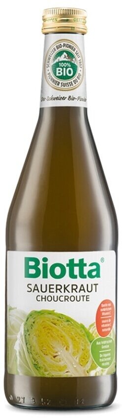 Сок из квашеной капусты Biotta био прямого отжима
