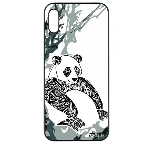 фото Чехол на смартфон honor 8a, "панда" бамбук китайский utaupia
