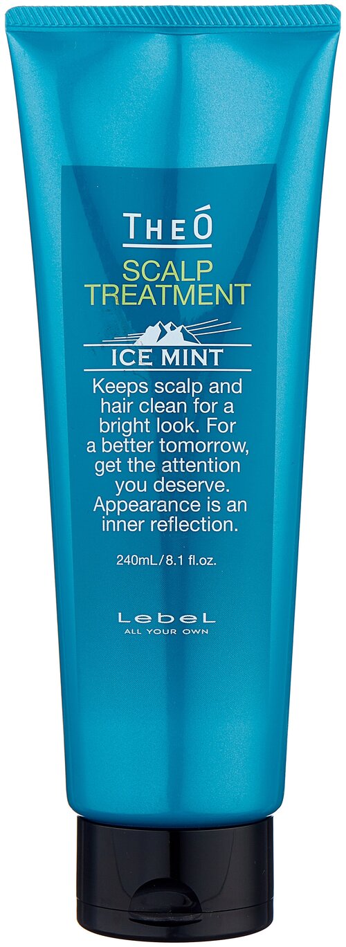 Lebel Cosmetics Крем-уход для кожи головы и волос Theo Scalp Treatment Ice Mint, 240 г, 240 мл