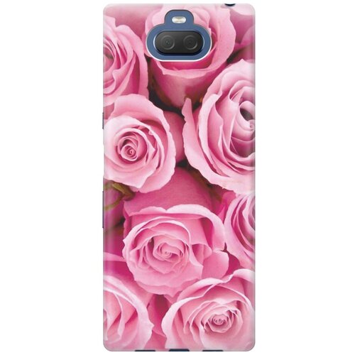 фото Cиликоновый чехол на sony xperia 10 / xa3 / сони иксперия 10 с принтом "букет роз" gosso