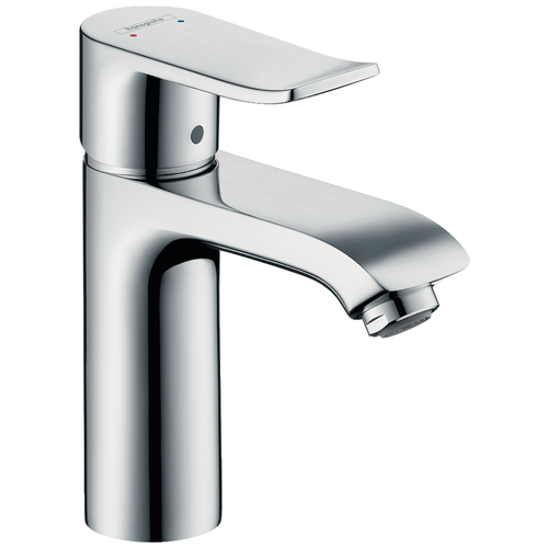 Смеситель для раковины (умывальника) hansgrohe Metris 31084000 хром смеситель для раковины hansgrohe metris хром 31084000