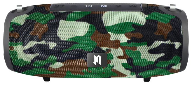 Колонка Jet.A PBS-200 Camouflage (2x10W, Usb, Bluetooth, microSD, FM, PowerBank, Li-Ion)