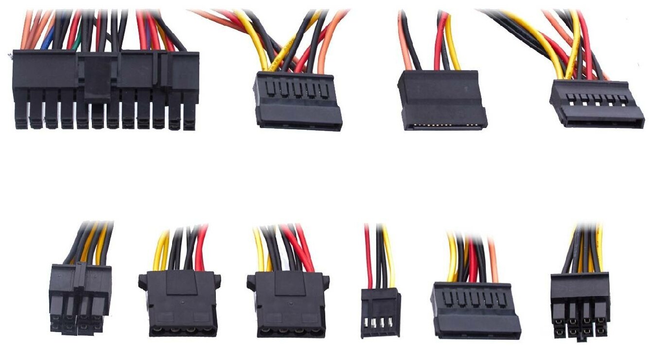 Блок питания Exegate EX264942RUS 300W, APFC, унив. для 1U, 24pin,2x(4+4)pin,3xSATA,3xIDE - фото №11