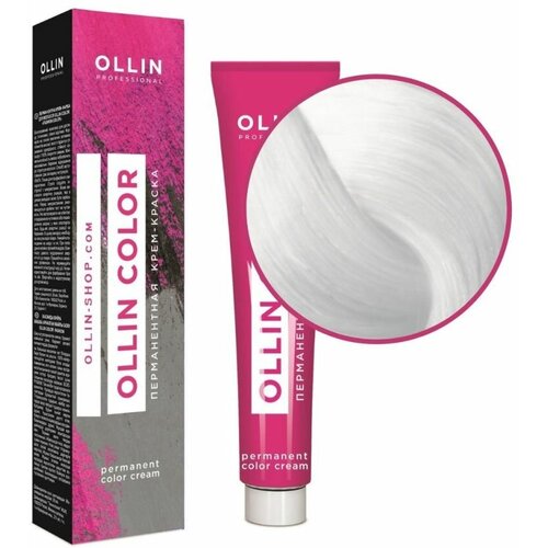 перманентная крем краска для волос ollin color 100мл 0 11 корректор пепельный Ollin Корректор нейтральный Color 0/0, 60 мл