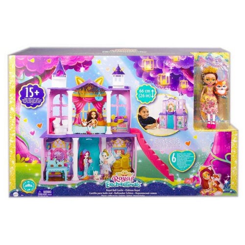 Игровой набор Mattel Enchantimals Семья Бал в королевском замке