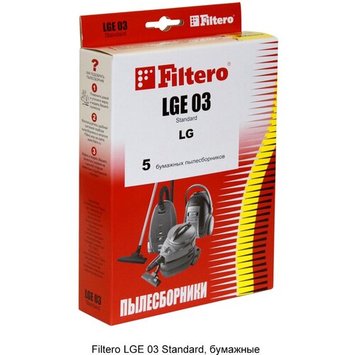 filtero lge 03 10 фильтр ecoline xl бумажные пылесборники 05844 filtero Мешок-пылесборник FILTERO Standard LGE-03