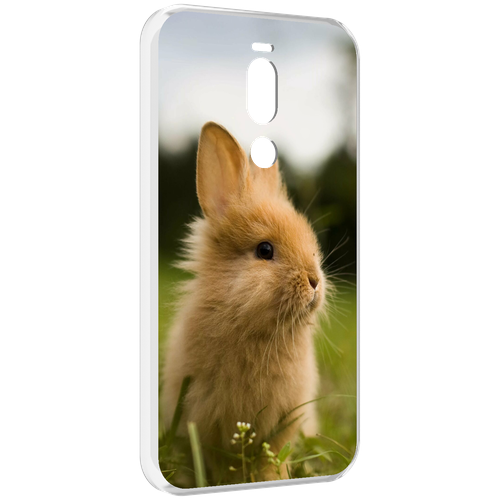 Чехол MyPads Кролик для Meizu X8 задняя-панель-накладка-бампер