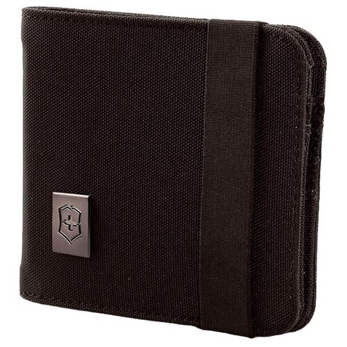 Бумажник VICTORINOX Bi-Fold Wallet, чёрный, 11x1x10 см черного цвета