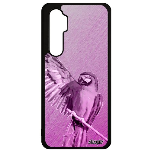 фото Чехол для мобильного mi note 10 lite, "попугай" тропики говорящий utaupia