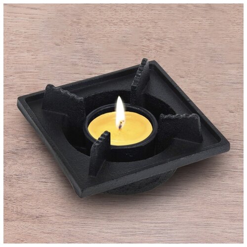 фото Подставка для подогрева блюд 13,5х13,5х6,5 см 1210697 сима-ленд