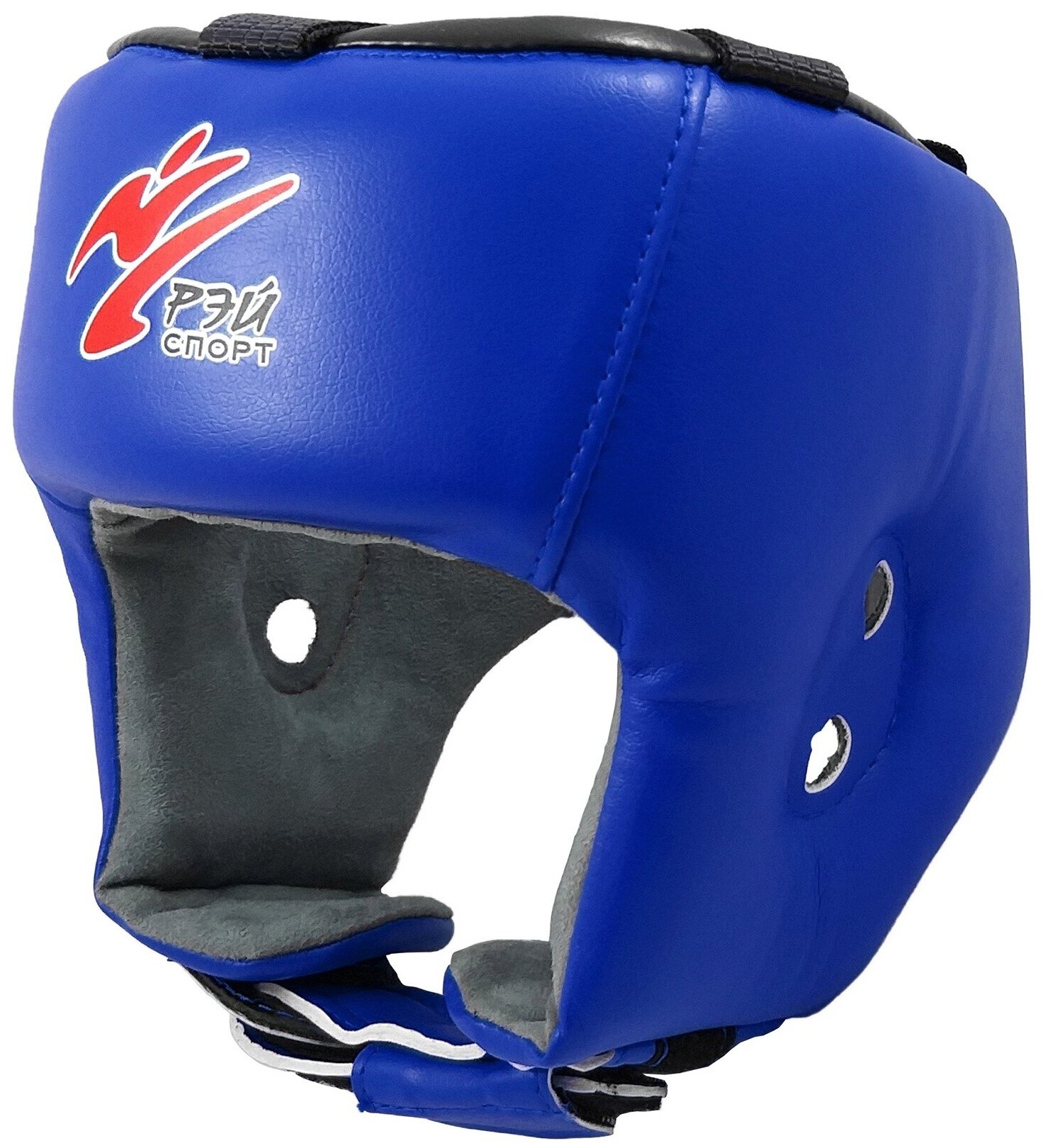 Шлем для единоборств Ray Sport БОЕЦ-1, синий - Ray-Sport - Синий - S