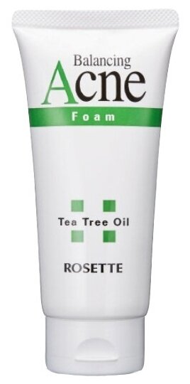 Rosette Пенка для умывания с маслом чайного дерева Acne Foam, 130 мл, 120 г
