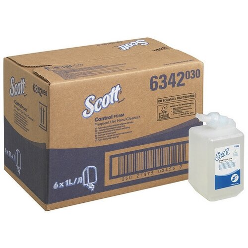 Картридж с жидким мылом пенным KK Scott Control д/част. испол.1 л 6карт.6342