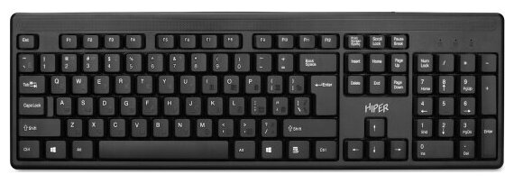 Клавиатура Hiper OK-1100 черный