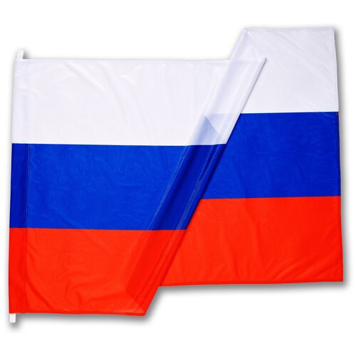фото Флаг россии (рф) 90х135 см из флажной сетки флаг.ру