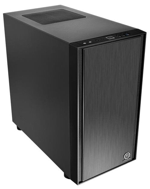 Корпус Thermaltake Versa H17 черный без БП mATX 2xUSB2.0 1xUSB3.0 audio bott PSU