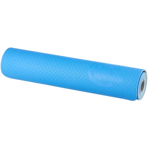 Коврик для йоги и фитнеса Lite Weights 5460LW (173*61*0,6см) синий/антрацит (1112245)