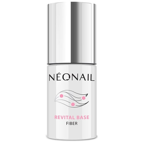 NeoNail Базовое покрытие Revital Base Fiber, blinking cover pink, 7.2 мл