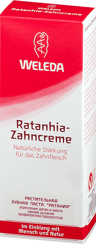 Зубная паста Weleda растительная, Ратания 75 мл - фото №12