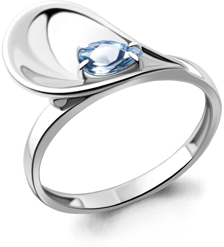 Кольцо Diamant online, серебро, 925 проба, топаз