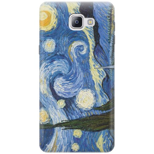 фото Cиликоновый чехол на samsung galaxy a9 / самсунг а9 с принтом "звездная ночь" gosso