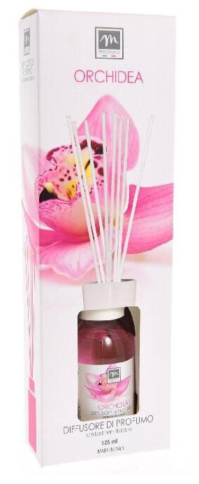 M Fragrance / Диффузор с палочками 125 мл. Цветок орхидеи / Orchid