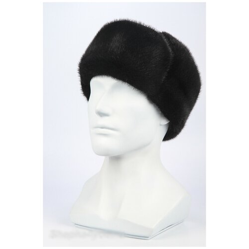 фото Шапка ушанка , размер 60, черный styllman