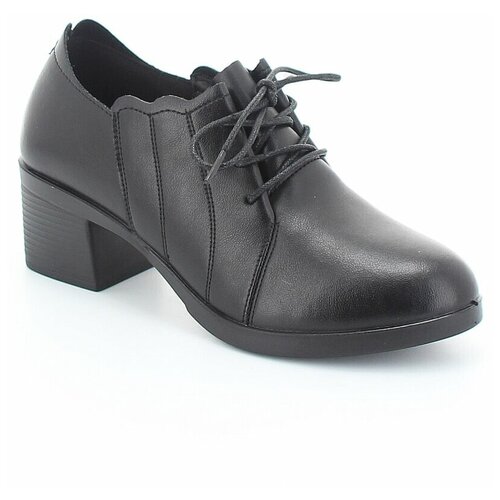 фото Туфли baden женские демисезонные, размер 36, цвет черный, артикул eh024-010