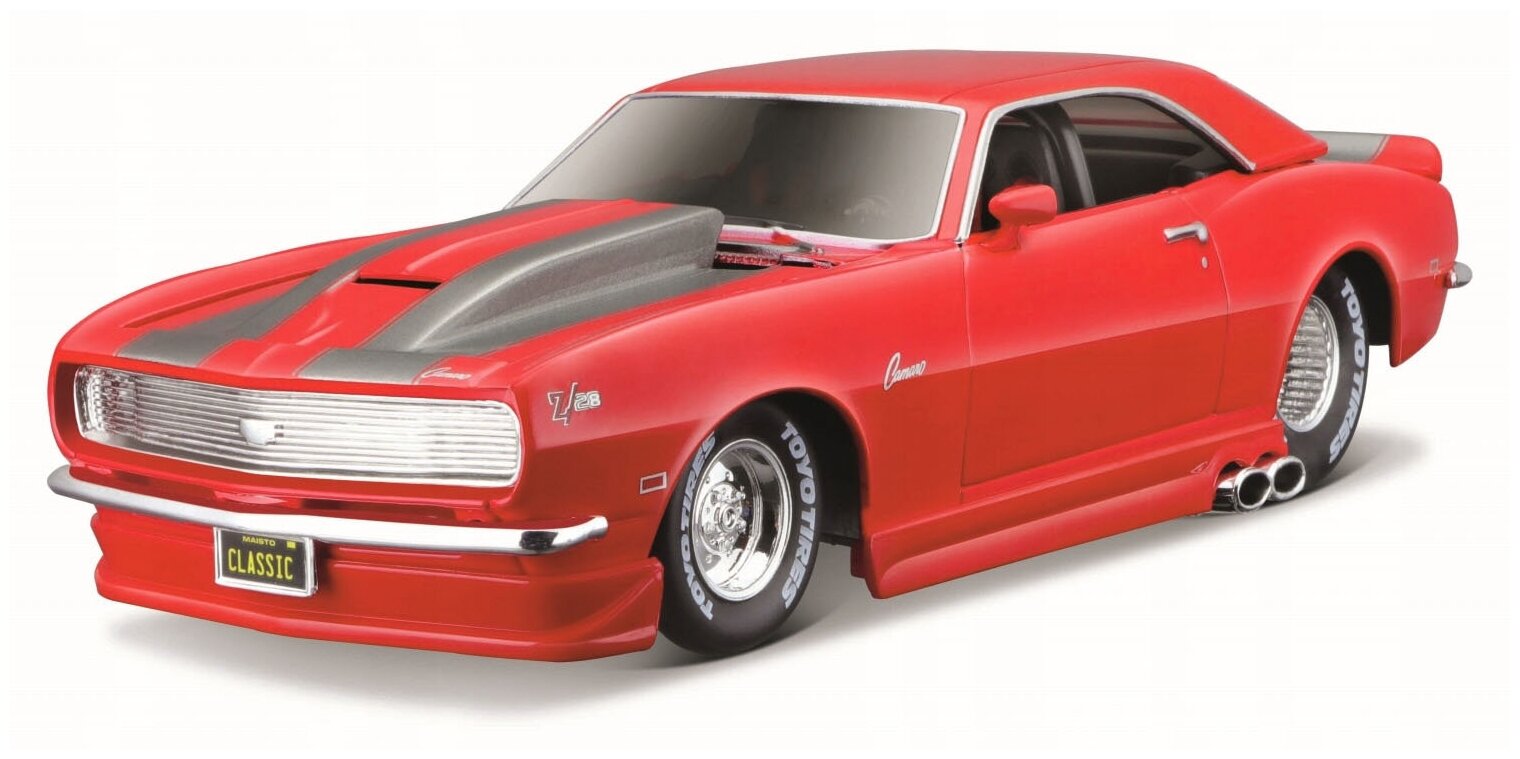 Maisto Коллекционная машинка Design Classic Muscle Chevrolet Camaro Z/28, 1:24, красная