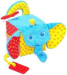 Подвесная игрушка Мякиши Слон (306) голубой/желтый/красный