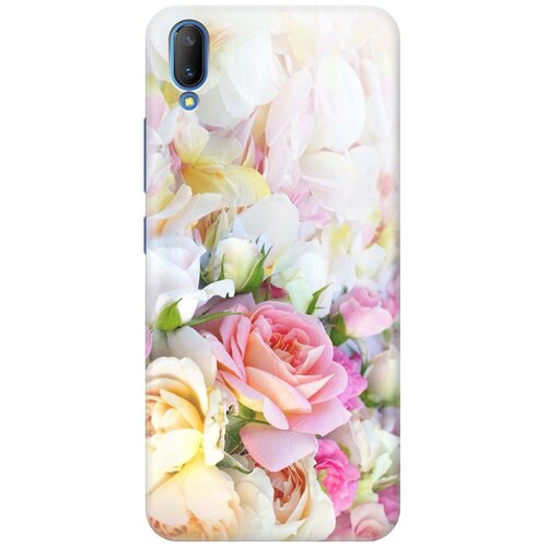 фото Re:paчехол - накладка artcolor для vivo v11 с принтом "нежные розы"