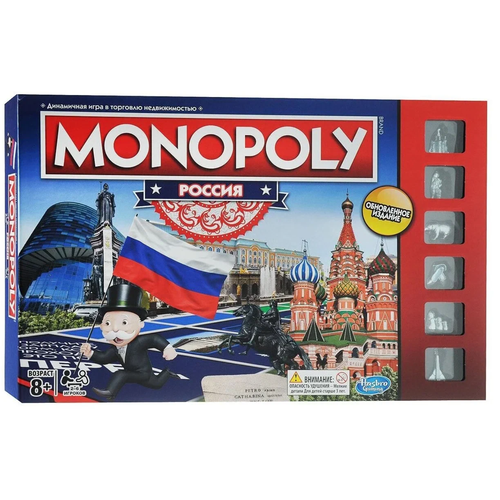 Настольная игра Монополия с городами России