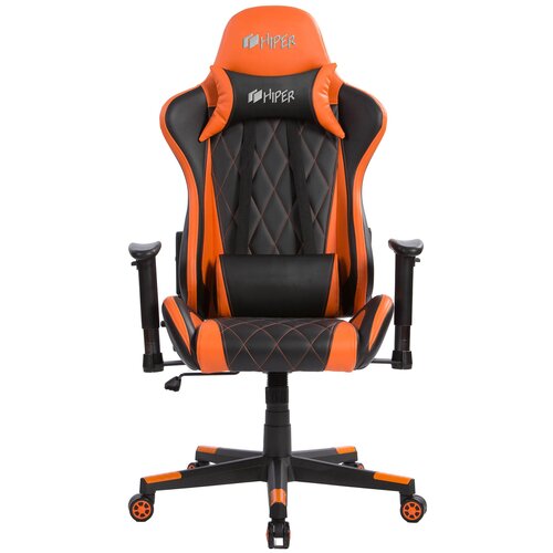 Gaming chair HIPER HGS-112 Black/Orange