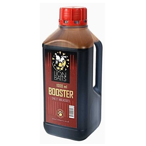 фото Жидкая прикормка lion baits booster sweet molasses (cладкая меласса) - 1л