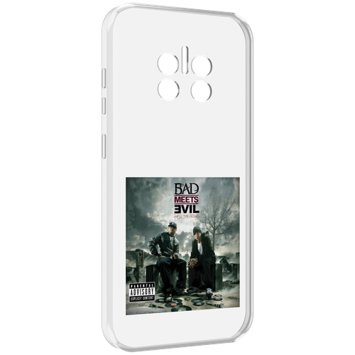 Чехол MyPads Eminem BAD MEETS EVIL – HELL THE SEQUEL для Doogee V11 задняя-панель-накладка-бампер