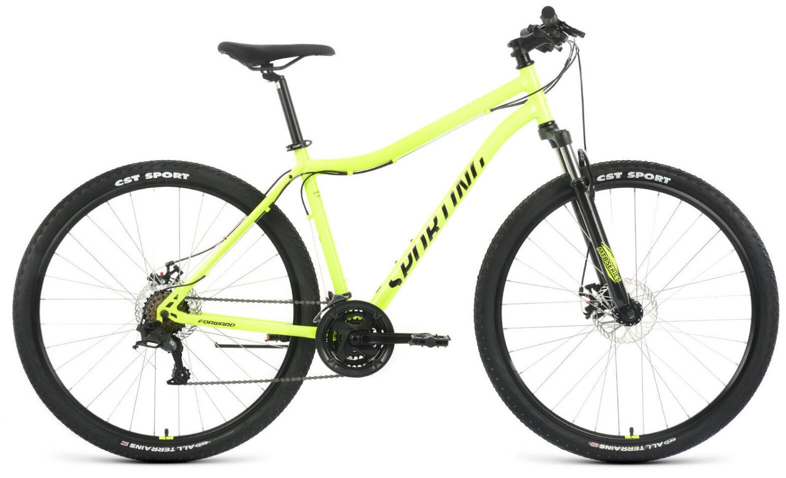 Горный велосипед Forward Sporting 29 2.2 D (2022) 21" Зелено-черный (180-190 см) — купить в интернет-магазине по низкой цене на Яндекс Маркете