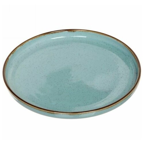 Тарелка керамическая 20*2 см для дома праздника красивая посуда керамика сервировка