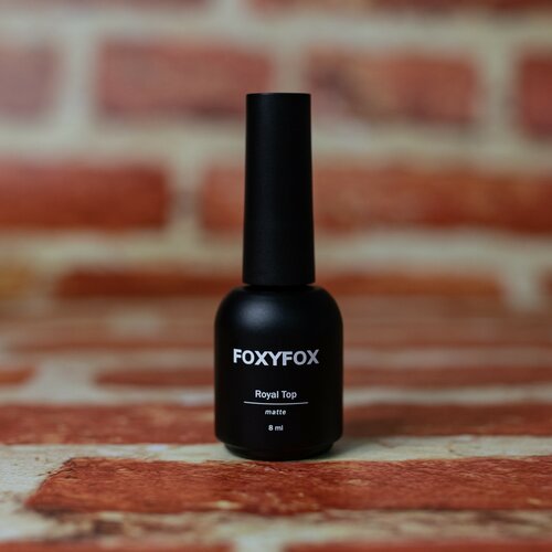 Матовый Топ для ногтей FOXYFOX ROYAL TOP