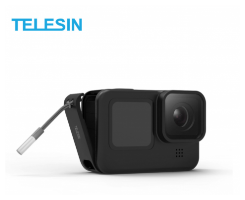 Боковая крышка GoPro Hero 11, 10, 9 металлическая Telesin GP-CLC-902