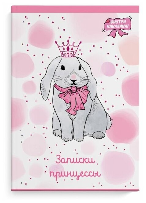 Записная книга Феникс+ Записки принцессы. Милый кролик, А5 48листов 48356