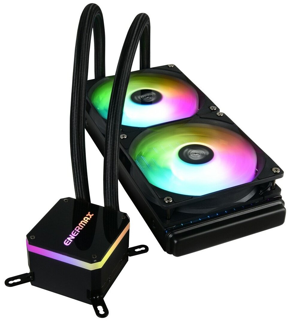 Водяное охлаждение Enermax Liqmax III Black ELC-LMT240-ARGB - фото №7