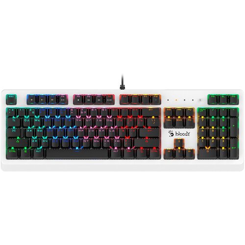 Клавиатура A4Tech Bloody B810RC механическая белыйчерный USB for gamer LED 931100₽