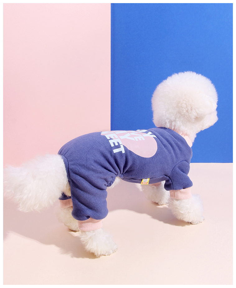 Пижама для кошек, для собак Свити NICOVAER (Фиолетовый, 2) - фотография № 6