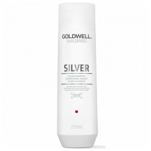 GOLDWELL Dualsenses Silver Shampoo - Корректирующий шампунь для седых и светлых волос 250мл goldwell dualsenses refining silver shampoo корректирующий шампунь для седых и светлых волос 250 мл