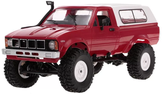 Внедорожник WPL Military Truck Buggy Crawler RTR WPLC-24-R, 1:16, 31 см, красный