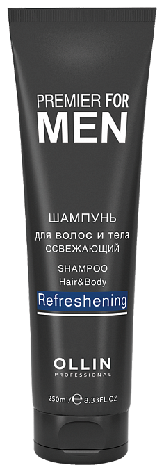 OLLIN Professional Шампунь для волос и тела OLLIN Professional Освежающий, 250 мл