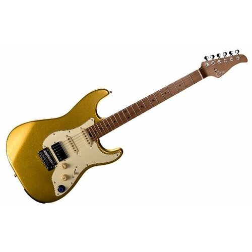 mooer gtrs s801 blue электрогитара со встроенным процессором голубой цвет Mooer GTRS S801 Gold электрогитара со встроенным процессором, золотистый цвет