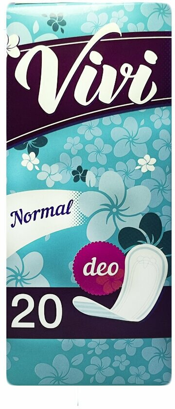 Ежедневные прокладки VIVI Normal deo 20 шт/уп, 2 упаковки