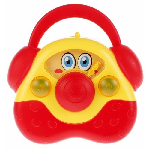 Развивающая игрушка Умка Музыкальное радио, красный/желтый интерактивная развивающая игрушка умка фонарик проектор желтый красный